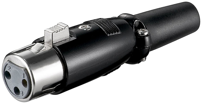 Goobay 11680 kabelsamler XLR (3-pin) Sort