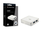 Conceptronic HUBBIES03W interface hub USB 3.2 Gen 1 (3.1 Gen 1) Micro-B 5000 Mbit/s Hvid