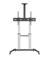 Manhattan 462563 tv-beslag 2,54 m (100") Sort, Sølv