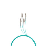 EFB Elektronik O8303S60OM3 InfiniBand og fiberoptisk kabel 60 m 4x LC U-DQ(ZN) BH Turkisfarve, Beige, Sort