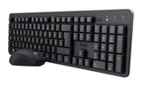 Trust TKM-360 tastatur Mus inkluderet Kontor RF trådløst QWERTY Nordisk Sort