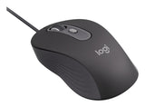Logitech Signature Wired M520 for Business mus Kontor Ambidextrous USB Type-C Optisk 4000 dpi