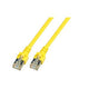 EFB Elektronik RJ45 S/FTP Cat5e netværkskabel Gul 2 m SF/UTP (S-FTP)