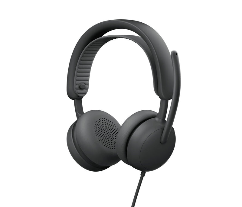 Logitech Zone Wired 2 Headset Ledningsført Opkald/musik USB Type-C / USB Type-A Grafit