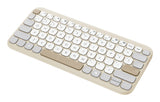ASUS Marshmallow Keyboard KW100 tastatur Hjem Bluetooth QWERTZ Tysk Beige, Grå, Hvid