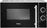 Amica AMGF20M1GS mikrobølgeovn Sort, Sølv Grill mikroovn Bordplade 20 L 700 W