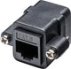 Goobay 81365 kabelsamler 2x RJ-45 Sort
