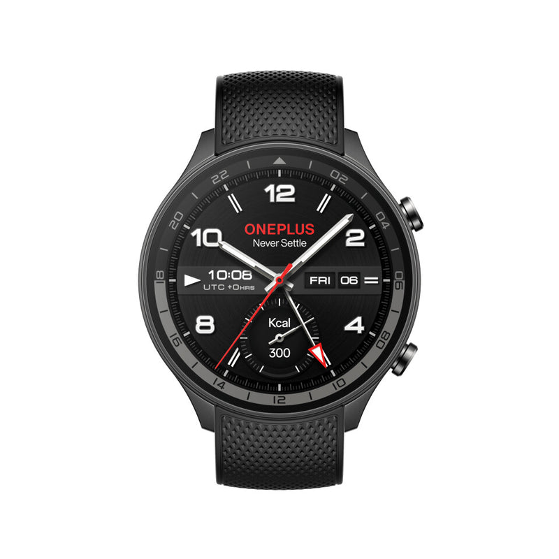 OnePlus Watch 2R 3,63 cm (1.43") AMOLED 46 mm Digital 466 x 466 pixel Berøringsskærm Grå Wi-Fi GPS (satellit)