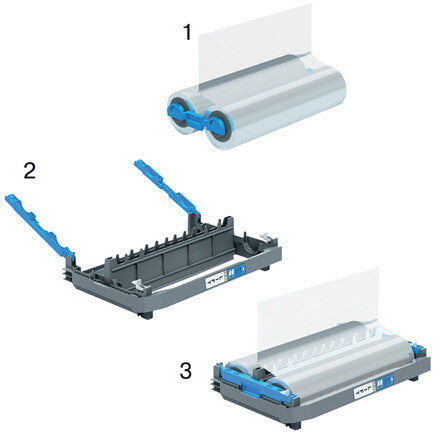 GBC Foton 30 genopfyldnings 75 mikron skinnende lamineringsrulle til genopfylbar kassette