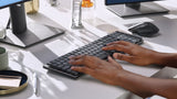 Logitech 920-010755 tastatur Kontor RF trådløs + Bluetooth QWERTY Nordisk Grafit