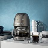 Smeg 50's Style Drypfilter kaffemaskine DCF02SSEU Rustfrit stål