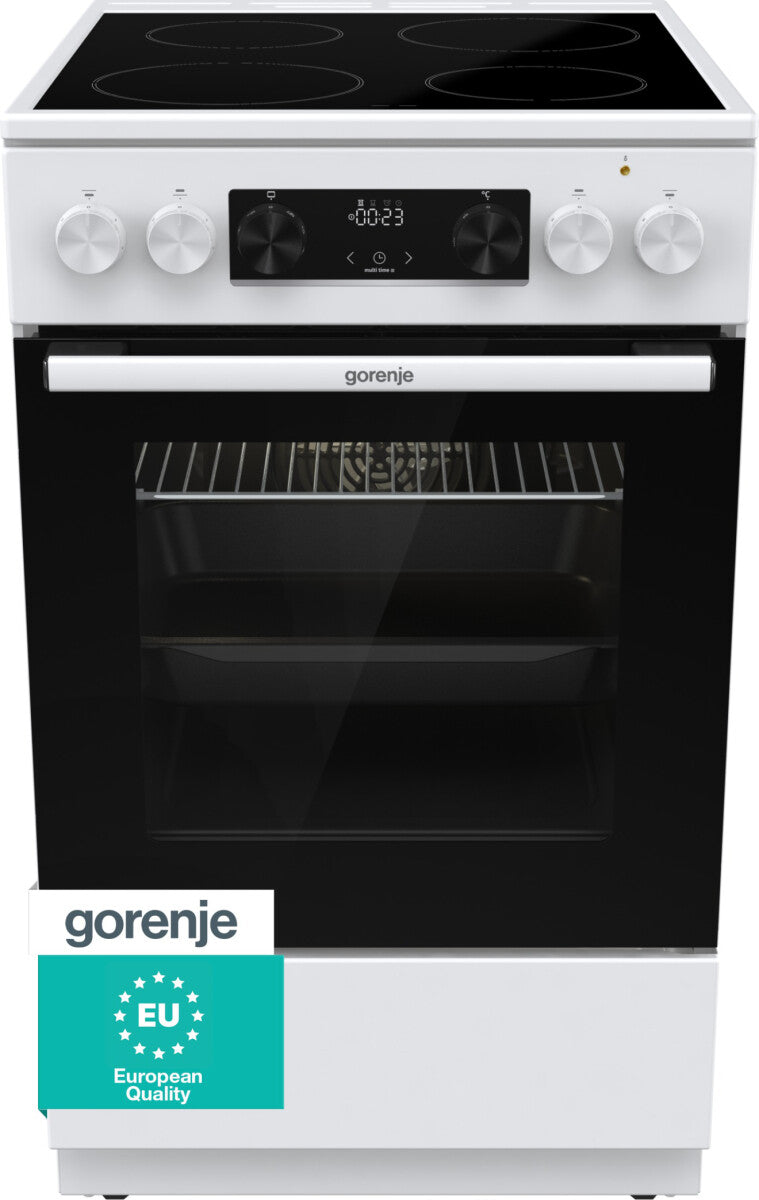 Gorenje GEC5C41WG Fritstående komfur Elektrisk Keramisk Hvid