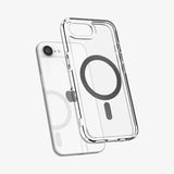 Spigen Ultra Hybrid (MagFit) mobiltelefon etui 15,5 cm (6.1") Cover Kulfiber, Transparent