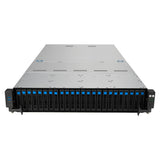 ASUS RS521A-E12-RS24U Socket SP5 Stativ (2U) Sort, Sølv