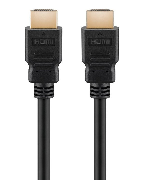 Goobay 41082 HDMI-kabel 1 m HDMI Type A (Standard) Sort