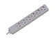 Bachmann Surge protector, 3m Hvid 6 AC stikkontakt(er) 250 V