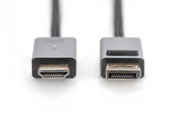 Digitus DB-340202-030-S videokabel adapter 3 m DisplayPort HDMI Sort