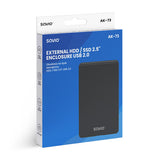 Savio SAVAK-73 drevkabinet HDD/SSD kabinet Sort 2.5"