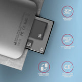 Axagon CRE-S3 External card reader USB-A 3.2 Gen 1 3-slot & lun SD/microSD/CF kortlæser USB 3.2 Gen 1 (3.1 Gen 1) Type-A Grå