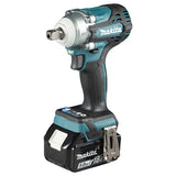 Makita DTW301RTJ elektrisk skiftenøgle 1/2" 3200 rpm 580 Nm 18 V
