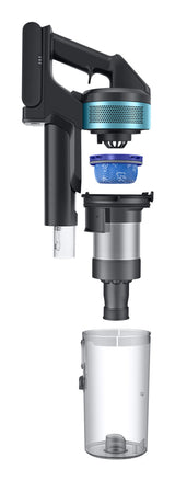 Samsung VS20B75AGR1/GE stav støvsuger & elektrisk kost 2-i-1 stangstøvsuger Batteri Dry Poseløs 0,8 L 550 W Sort, Krom, Mintfarve, Teal