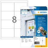 HERMA 4575 selvklæbende etiket Aftagelig Hvid 160 stk