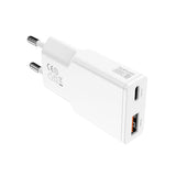 4smarts PDPlug Duos Slim Smartphone, Tablet Hvid Vekselstrøm Hurtig opladning Indendørs