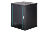 Digitus DN-37115 stativ 16U Vægmonteret stativ Sort