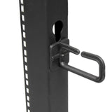 StarTech.com 4POSTRACK12U stativ 12U Fritstående reol Sort
