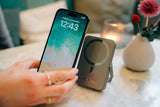Verbatim Charge 'n' Go Magnetic Wireless Lithium polymer (LiPo) 10000 mAh Trådløs opladning Grå
