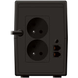 PowerWalker 10121001 UPS-enhed Interaktivt indgangsstik 0,85 kVA 480 W 2 AC stikkontakt(er)
