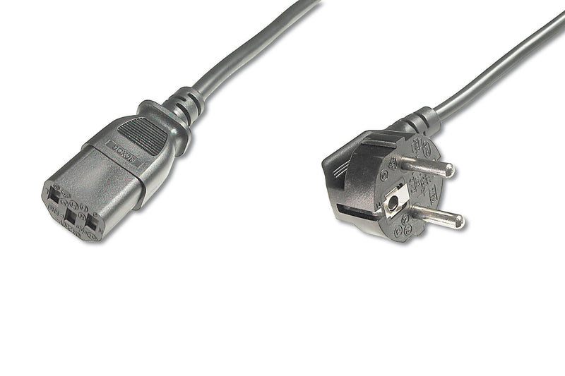 Digitus AK-440100-050-S el-ledning Sort 5 m CEE7/7 IEC C13