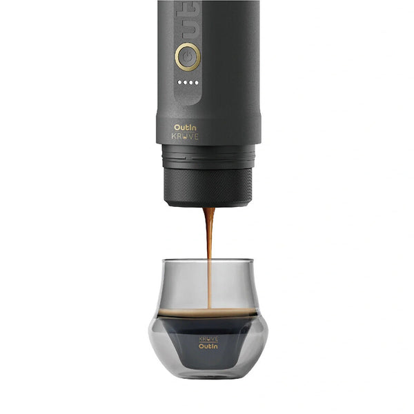 Outin OTST-KRUVE-BG rejse kaffemaskine Grå