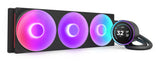 NZXT Kraken Elite 420 RGB Processor Alt-i-en væskekøler 14 cm Sort 1 stk