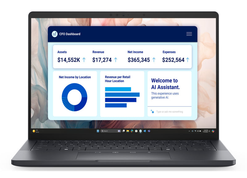 DELL Pro 13 Premium PA13250 Copilot+ PC Intel Core Ultra 7 266V Laptop 33,8 cm (13.3") Full HD+ 16 GB LPDDR5x-SDRAM 512 GB SSD Wi-Fi 7 (802.11be) Windows 11 Pro Tysk Sort