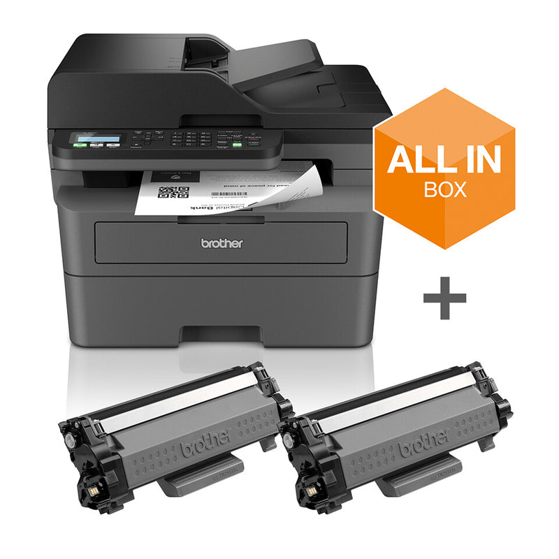 Brother MFC-L2827DWXL Multifunktionsprinter Laser A4 1200 x 1200 dpi 32 sider pr. minut Wi-Fi