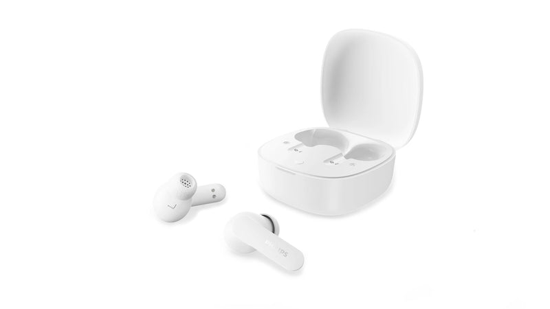 Philips TAT2200WT/00 hovedtelefoner/headset True Wireless Stereo (TWS) I ørerne Opkald/musik Bluetooth Hvid