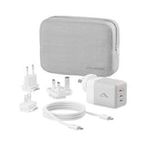 ALOGIC WCM3X100G oplader til mobil enhed Smartphone, Tablet Hvid Vekselstrøm Indendørs