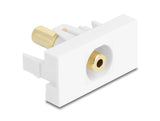 DeLOCK 90843 stikkontakt 2 x 3.5mm Hvid