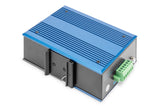 Digitus DN-650106 netværksswitch Ikke administreret L2 Fast Ethernet (10/100) Sort, Blå