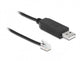 DeLOCK 66738 Serial Attached SCSI (SAS)-kabel 0,2 m Sort