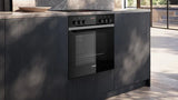 Siemens iQ300 HE273ABS3 + EA64RGNA1E pande og gryde sæt Keramisk Elektrisk ovn
