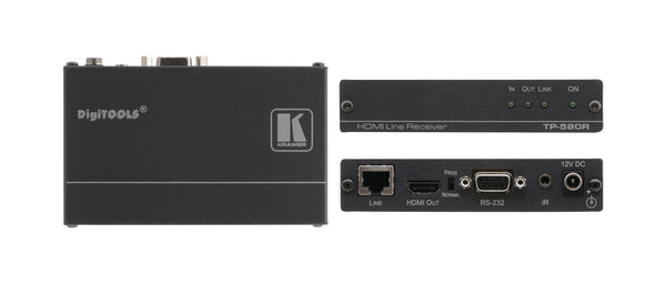 Kramer Electronics TP-580R AV-modtager Sort