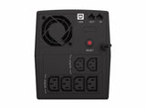 Conceptronic ZEUS08E UPS-enhed Interaktivt indgangsstik 1,5 kVA 900 W 6 AC stikkontakt(er)
