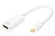 Digitus DB-340404-001-W videokabel adapter 0,15 m Mini DisplayPort HDMI Type A (Standard) Hvid