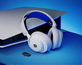 Steelseries ARCTIS NOVA 7P WHITE Headset Trådløs Spil Bluetooth Blå, Hvid