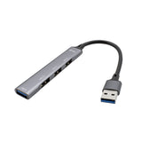 i-tec Metal U3HUBMETALMINI4 interface hub USB 3.2 Gen 1 (3.1 Gen 1) Type-A Metallic