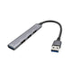i-tec Metal U3HUBMETALMINI4 interface hub USB 3.2 Gen 1 (3.1 Gen 1) Type-A Metallic