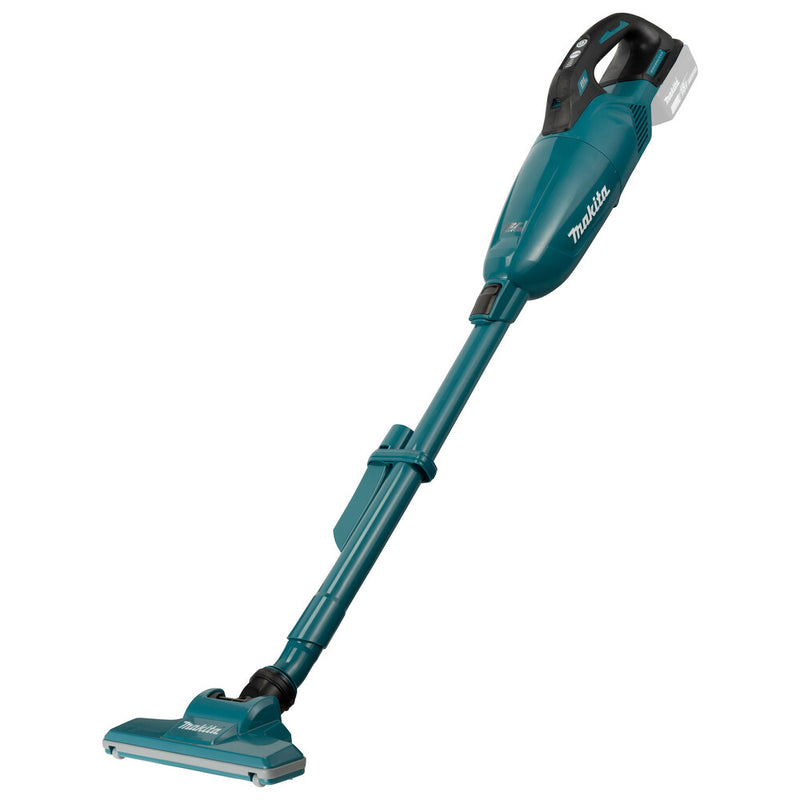 Makita DCL284FZ stav støvsuger & elektrisk kost 2-i-1 stangstøvsuger Batteri Dry Stof Poseløs Sort, Turkis