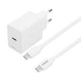 Deltaco USBC-AC146 oplader til mobil enhed Universel Hvid DC Hurtig opladning Indendørs